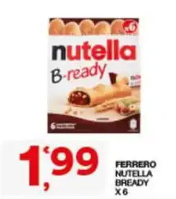 Sisa FERRERO NUTELLA BREADY offerta