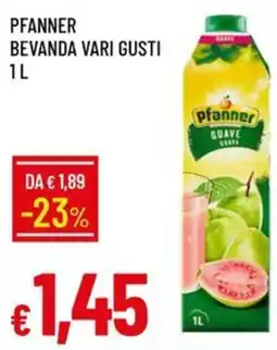 IperFamila Pfanner bevanda vari gusti offerta
