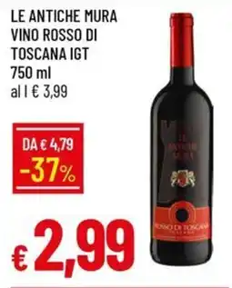 IperFamila Le Antiche Mura Vino Rosso di Toscana IGT offerta