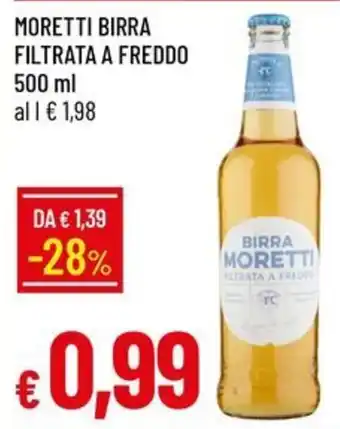 IperFamila Birra Moretti offerta