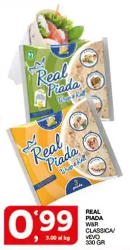 Sisa Real Piada W&R Classica/vEVO offerta