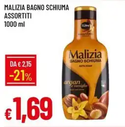 IperFamila Malizia Bagno Schiuma offerta