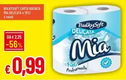 IperFamila BulkySoft carta igienica Mia delicata offerta