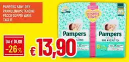 IperFamila Pampers Baby-Dry Pannolini/Mutandini offerta