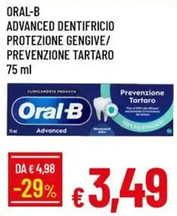IperFamila Oral-B Advanced Dentifricio offerta