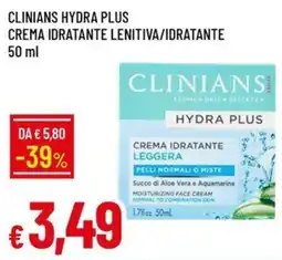 IperFamila Clinians Hydra Plus Crema Idratante Lenitiva/Idratante offerta