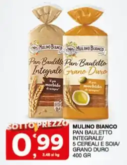 Sisa Mulino bianco pan bauletto integrale/5 cereali e soia/grano duro offerta