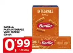 Sisa Barilla Pasta Integrale Varie Trafile offerta