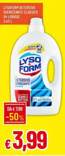 IperFamila LYSOFORM DETERSIVO IGIENIZZANTE CLASSICO offerta