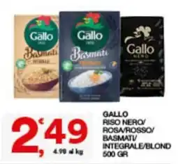 Sisa Gallo Riso Nero/ Rosso/ Basmati/ Integrale/Blond offerta