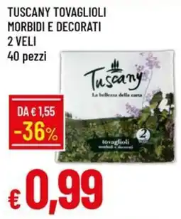 IperFamila Tuscany tovaglioli offerta