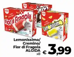 Ipercoop Lemonissimo/Cremino/Fior di Fragola ALGIDA offerta