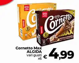 Ipercoop Cornetto Max ALGIDA offerta