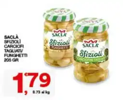 Sisa Sacla Sfizioli Carciofi Tagliati/Funghetti offerta