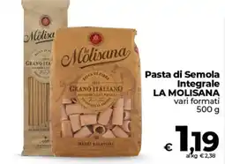 Ipercoop Pasta di Semola Integrale LA MOLISANA offerta
