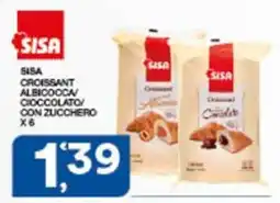 Sisa SISA CROISSANT ALBICOCCA/CIOCOLATO/CON ZUCCHERO offerta