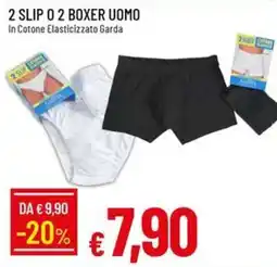 IperFamila SLIP O 2 BOXER UOMO offerta