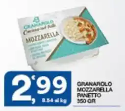 Sisa GRANAROLO MOZZARELLA PANETTO offerta
