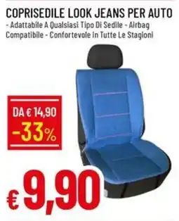 IperFamila COPRISEDILE LOOK JEANS PER AUTO offerta