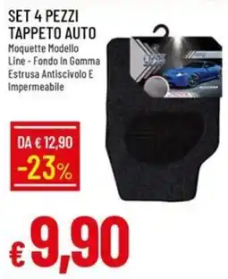 IperFamila Tappeto Auto Line offerta