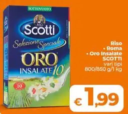 Ipercoop Riso Oro Insalate SCOTTI offerta