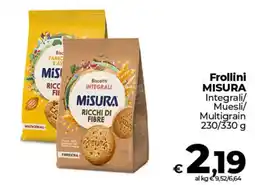 Ipercoop Frollini MISURA offerta