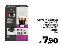 Ipercoop Caffè in Capsule compatibili VERZÌ offerta