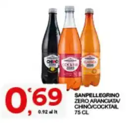 Sisa Sanpellegrino Zero Aranciata/Chinò/Cocktail offerta