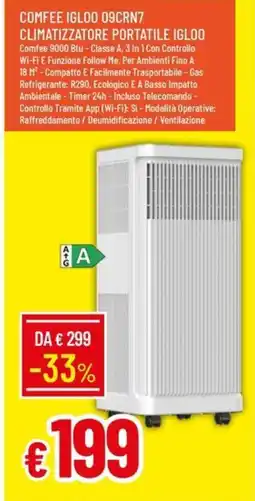IperFamila Comfee igloo 09CRN7 climatizzatore portatile igloo offerta