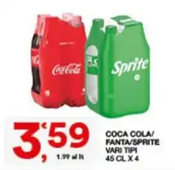 Sisa Coca Cola/Fanta/Sprite offerta