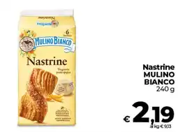 Ipercoop Nastrine MULINO BIANCO offerta