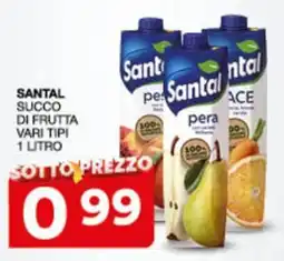 Sisa Santal succo di frutta vari tipi offerta