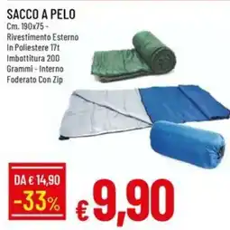 IperFamila SACCO A PELO offerta