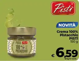 Ipercoop Crema 100% Pistacchio PISTÌ offerta