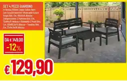 IperFamila SET 4 PEZZI GIARDINO offerta