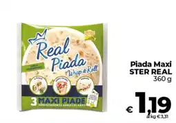 Ipercoop Real Piada Wrap & Roll offerta
