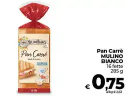 Ipercoop Pan Carrè MULINO BIANCO offerta