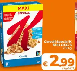Ipercoop Cereali Special K KELLOGG'S offerta
