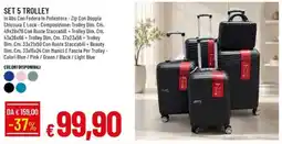 IperFamila SET 5 TROLLEY offerta