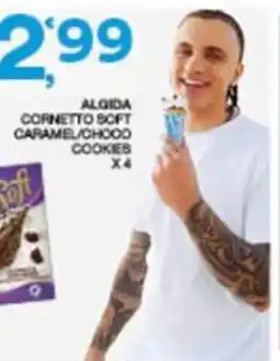 Sisa Algida Cornetto Soft Caramel/Choco Cookies offerta