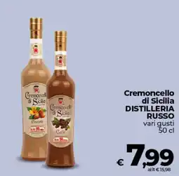 Ipercoop Cremoncello di Sicilia DISTILLERIA RUSSO offerta