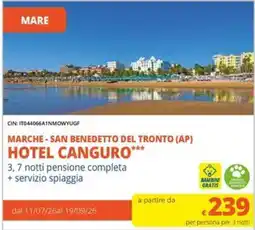 IperFamila HOTEL CANGURO*** offerta