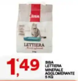 Sisa SISA LETTIERA MINERALE AGGLOMERANTE offerta