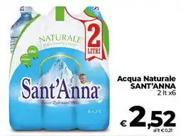 Ipercoop Acqua Naturale SANT'ANNA offerta