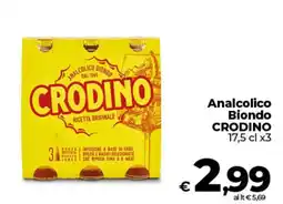Ipercoop Analcolico Biondo CRODINO offerta