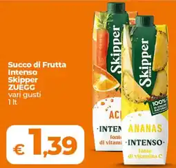 Ipercoop Succo di Frutta Intenso Skipper ZUEGG offerta