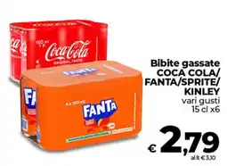 Ipercoop Bibite gassate COCA COLA/FANTA/SPRITE/KINLEY offerta