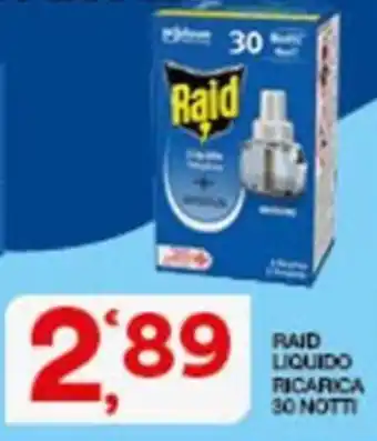 Sisa Raid Liquido Ricarica offerta