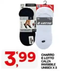 Sisa Charro e Lotto Calza Invisible Unisex offerta