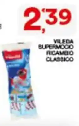 Sisa Vileda supermocio ricambio classico offerta